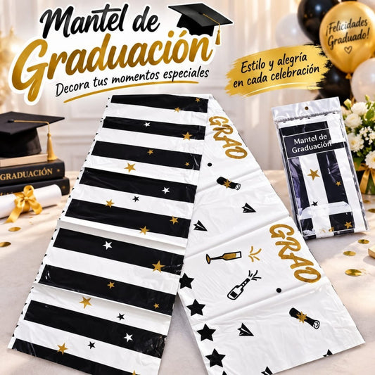MANTEL FIESTA GRADUACION 137*183