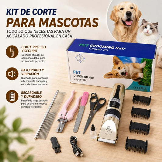 SET CORTADORA PELO P/ MASCOTAS CW-01