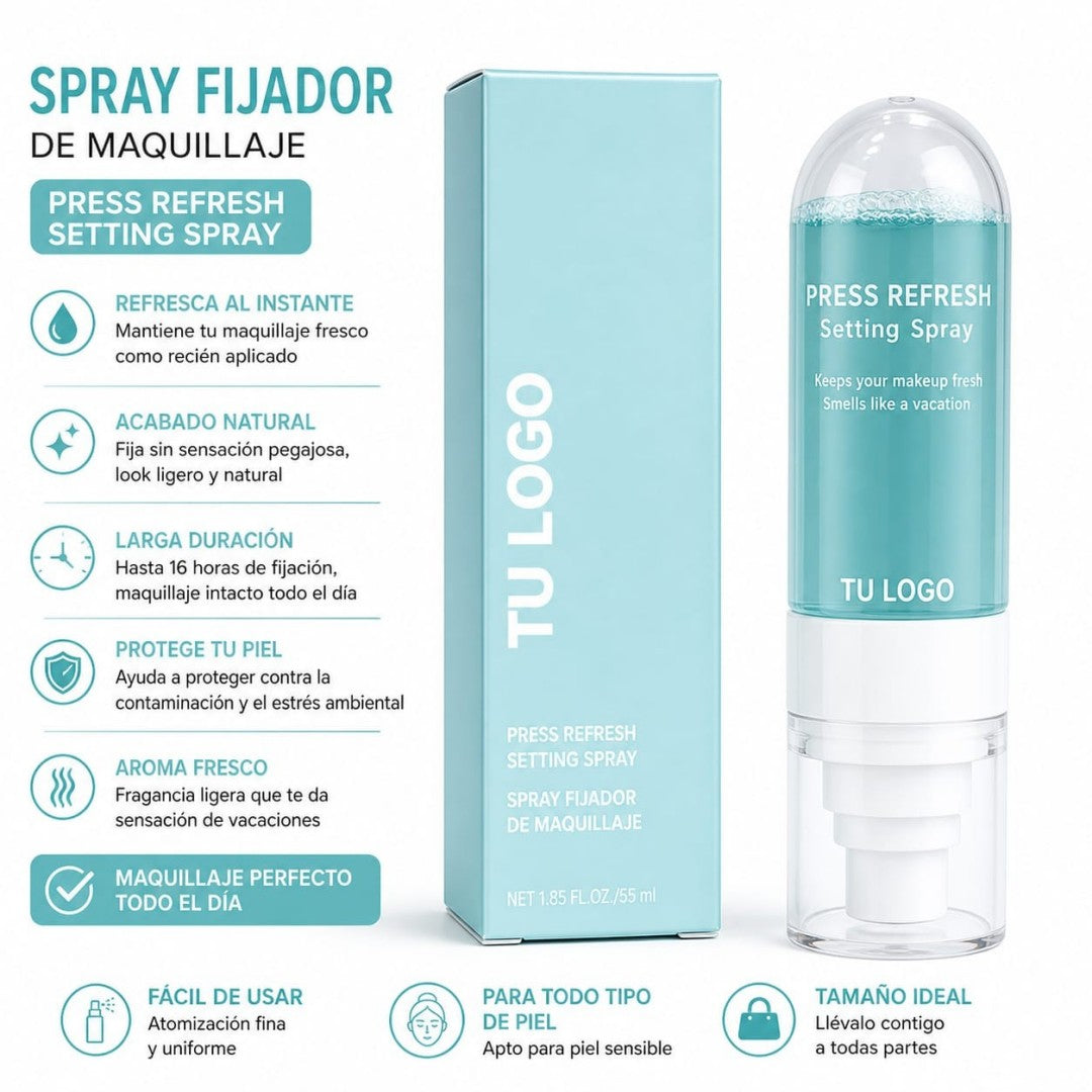 SPRAY FIJADOR DE MAQUILLAJE MATE