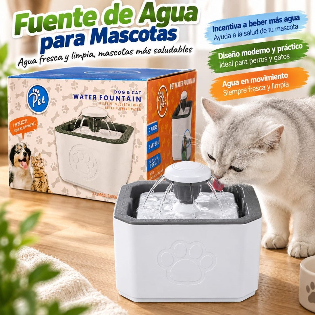 FUENTE DE AGUA PARA MASCOTAS