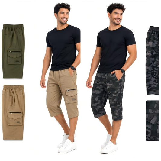 PANTALONETA HOMBRE CAMFLAJE Y LISO