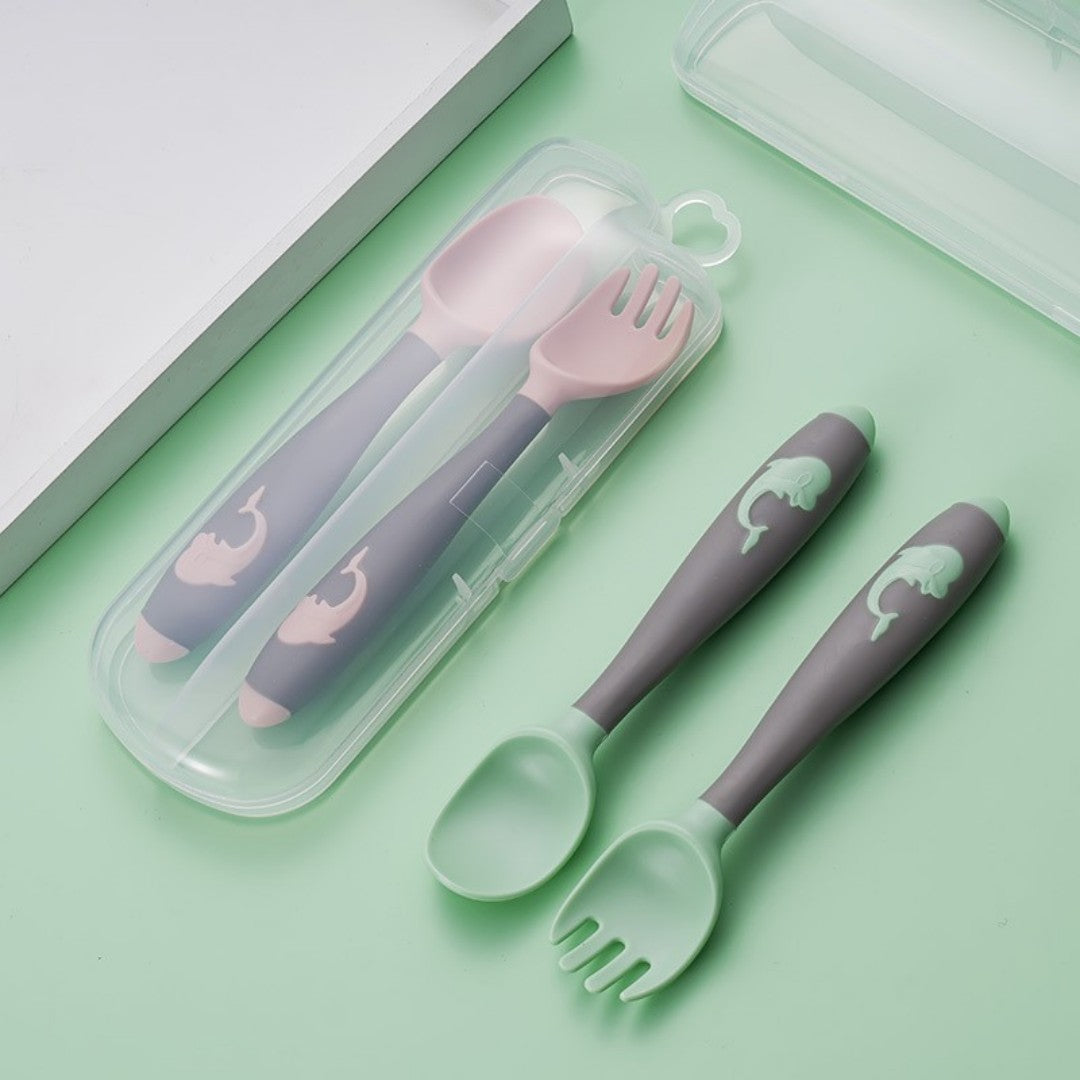 SET CUCHARA TENEDOR PARA BEBE
